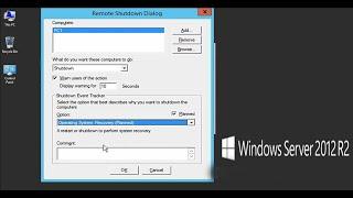 How To Remotely Shutdown All Computers: Windows Server 2012 Network Management