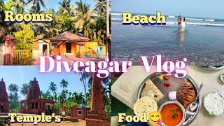 Diveagar Beach | Diveagar Vlog | Temple's In Diveagar | Food in Diveagar | Rooms in Diveagar | Beach