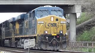 1st gen K5HLA! CSX ES40DC 5407 w/ Sweet Horn Leads G165-15 on 3/17/20 (Short Clip)