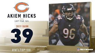 #39: Akiem Hicks (DT, Bears) | Top 100 Players of 2019 | NFL