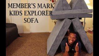 MEMBER'S MARK KIDS EXPLORER SOFA | REVIEW & BUILDING IDEAS #Samsclub