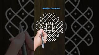 simple sikku muggulu #short videos making Nandhu Creations