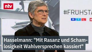 Hasselmann: "Mit Rasanz und Schamlosigkeit Wahlversprechen kassiert" - "Hätte mehr Demut erwartet"