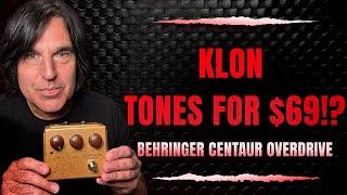Behringer Centaur: $69 vs. $9,000 Klon Centaur! Is This Affordable Overdrive a Game-Changer?
