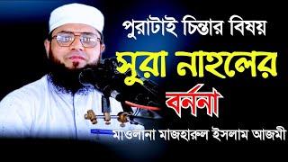 সুরা নাহলের বর্ননা। পুরাটাই চিন্তার বিষয়। maulana mazharul islam azmi| Islamic voice 24434