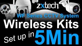 Set up Zxtech Wireless CCTV System in 5 minutes (WF Series)