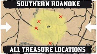 ALL Southern Roanoke Treasure Map Locations