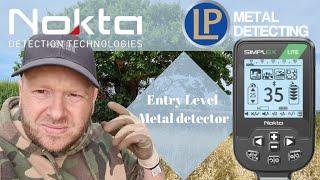 Nokta Simplex Lite Beginner Metal Detector. Metal Detecting UK.