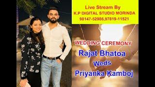 Wedding Ceremony Rajat Bhatoa Weds Priyanka Kamboj