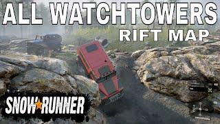 Snowrunner Rift Map Unlocking Watchtowers COOP PS4