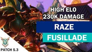 High Elo 230K Damage Powerful of Drogoz raze Competitive (Master) FUSILLADE