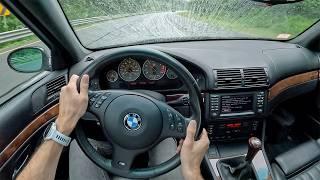 Driving My BMW E39 M5 - Swapping V8's in Torrential Rain (POV Binaural Audio)