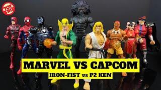 2024 MARVEL vs CAPCOM: IRONFIST vs P2 KEN | Marvel Legends & Street Fighter 2 | Hasbro-Jada Toys