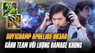 BOY1CHAMP APHELIOS 003AD FARM 26 MẠNG LẬT KÈO GAME ĐẤU CỰC KHÓ RANK HÀN VỚI HƠN 2K DAMAGE/PHÚT