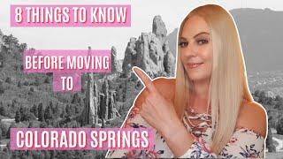 8 THINGS TO KNOW BEFORE MOVING TO COLORADO SPRINGS