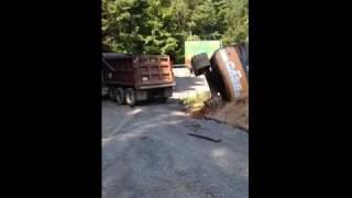 Excavator Loading Accident