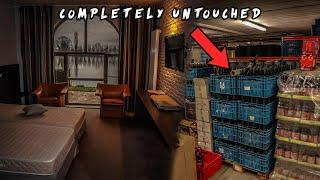 MOST Untouched Abandoned Hotel Found with Power and Freezers Full of Food - Is This an Illusion?