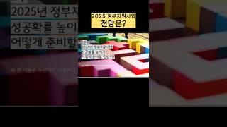 2025년 정부지원사업 전망은 어떻게?