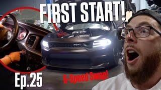 First Time Starting My 6-Speed Swapped Charger!!! | Manual Hellcat Charger Build Series! Ep.25