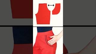 Easy method to sew Pockets Pants! Miarti ️