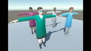 Low Poly Hospital Staff (Humanoid Rig)