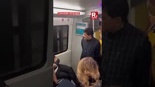 India Confronting Germany In A Metro: German Economy Minister Is Confronted By Piyush Goyal