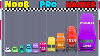 NOOB vs PRO vs HACKER - 2048 Race