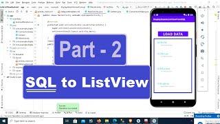 Display data from SQL to ListView in Android  part-2 swift learn