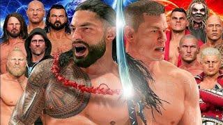 aj styles,batista,drew mcintyre,cm punk,brock lesnar,roman reigns vs john cena,gunther,the fiend,