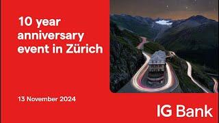 IG Bank - 10 year anniversary