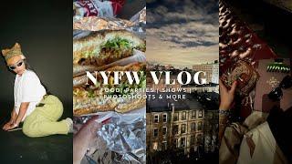 NYFW VLOG: Calvin Klein after party ￼￼| FOOD | BTS PHOTOSHOOT | Laundry | & More