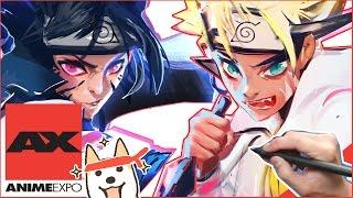 Ross Draws NARUTO! (Anime Expo!)