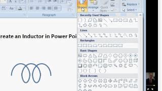 How to Draw an Inductor in Power Point