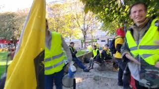 Manif GJ direct Clichy-la-Garenne,Levallois-Perret,Pont Cardinet. 05/10/2024