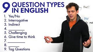 Master 9 Types of English Questions | Grammar Lesson