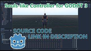 [source code] Third Person Souls-like Minimal Controller [GODOT 3]