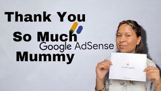 Finally I got Google Adsense Pin / Thanks to all mummies # SitumomNepal