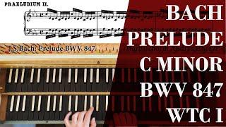 Bach - WTC I Prelude no. 2 in C minor BWV 847