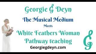 Georgie G Deyn and White Feathers Woman