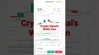 #shorts #trending #crypto #signals #wingcoin wing finance crypto signals trade