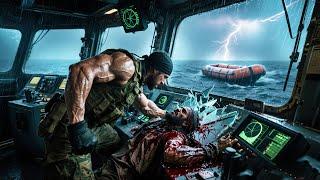 The special forces soldier was trapped on the ship and killed all the pirates by himself.