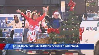 Evansville Christmas Parade returns after a 5-year break