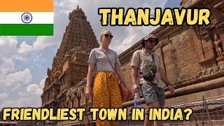 Exploring TEMPLES And TRADITIONS In THANJAVUR, India (Foreigner Wears A SAREE)