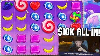 I put $10,000 into SWEET BONANZA.. (STAKE)