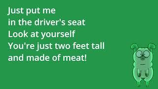 "Driver's seat" - lyrics -  Pugsley's song from Dead End Paranormal Park