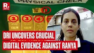 Gold Smuggling Case: DRI Uncovers Crucial Digital Evidence Against Ranya Rao, Political Link Out