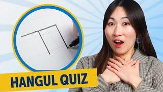 Can You Read and Write Korean Hangul? | Tensed Korean Consonants  Quiz Review