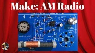 Elenco AM-780K AM Radio Kit Build and Review