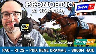  Pronostic Quinté / Super Top5 Mardi 21 Janvier 2025. Pau  Prix René Cramail