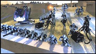 Commander Wolffe vs Endless Droid Army Waves! - Men of War: Star Wars Mod Battle Simulator